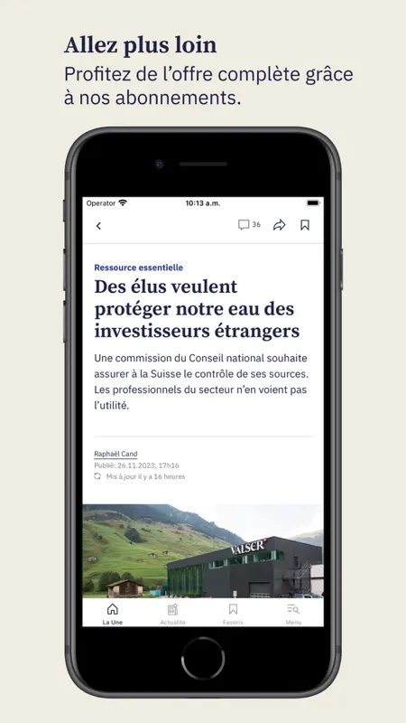 Tribune de Genève News screenshot 3 of 5