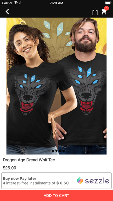 BioWare Gear Store Screenshot