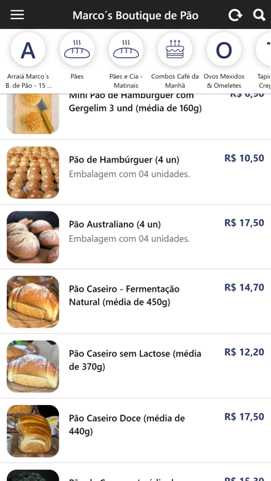 Marcos Boutique de Pão Screenshot