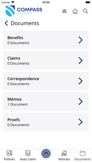 Compass Insurance Screenshot