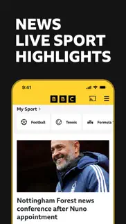 bbc sport iphone screenshot 1