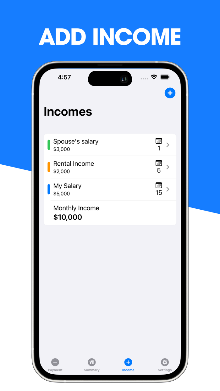 Debt Track Payments Monthly