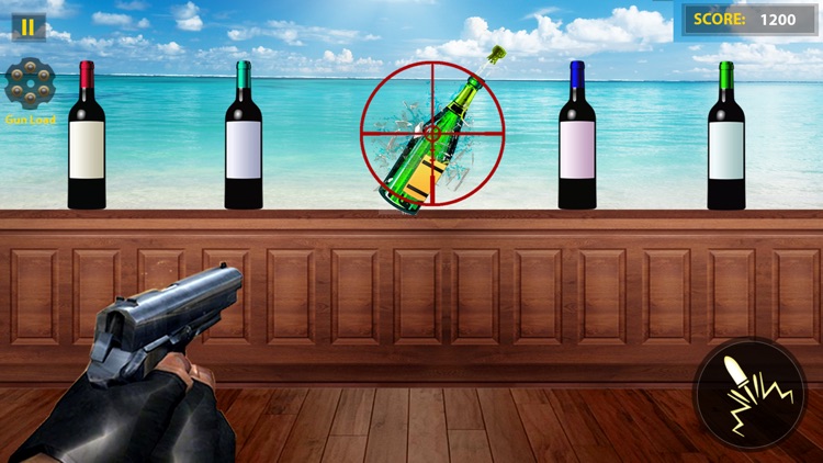 Bottle Shooting Game:Gun Games