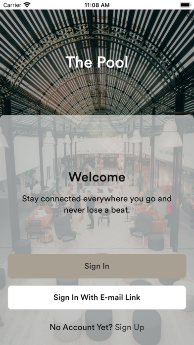 The Pool App Screenshot