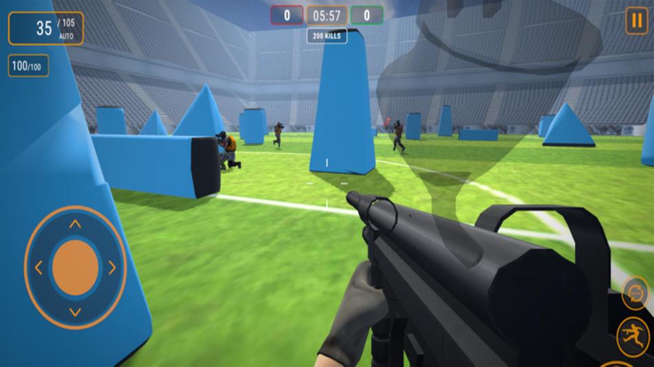 #5. Paintball Battle Arena 3D (iOS) 由: THINKING SKILLS APPS, SOCIEDAD LIMITADA