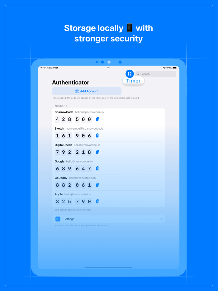 OTP Authenticator 2FA