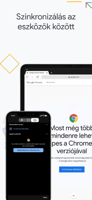 Google Chrome az App Store-ban
