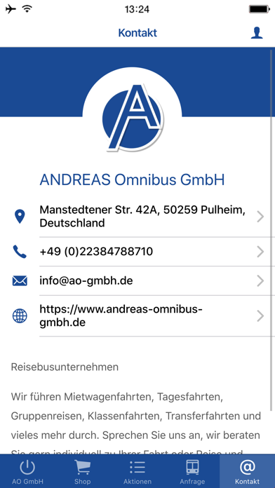 AO GmbH Screenshot