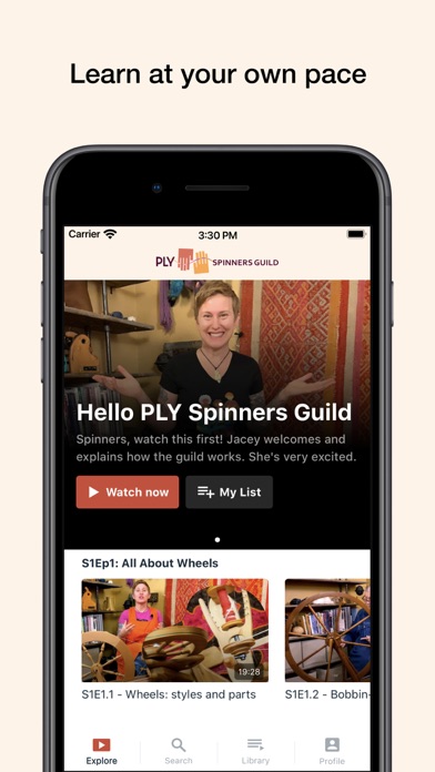 PLY Spinners Guild iPhone screenshot 2 - Entertainment app