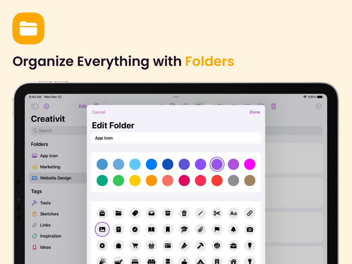 Creativit Mood Board and Vision