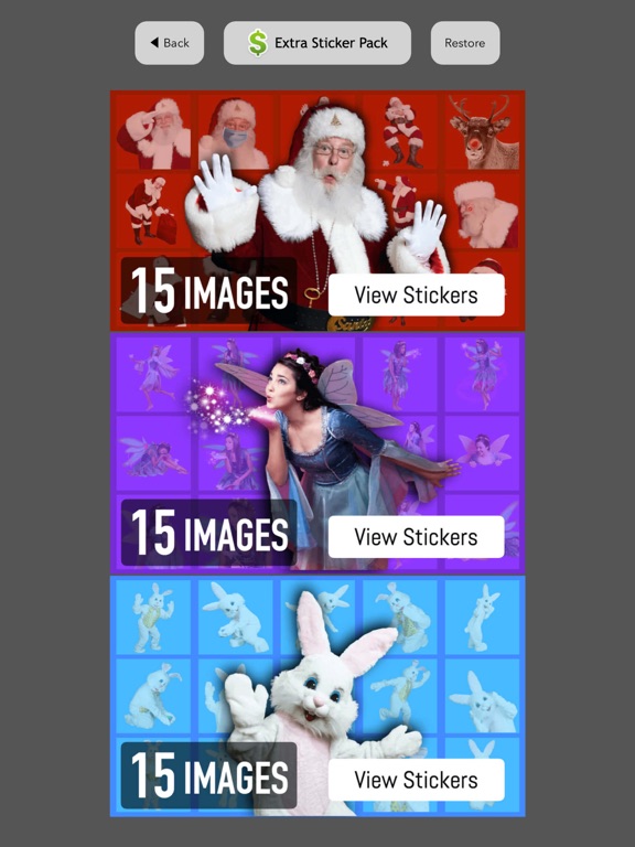 SantaFan iPad screenshot 5 - Photo & Video app