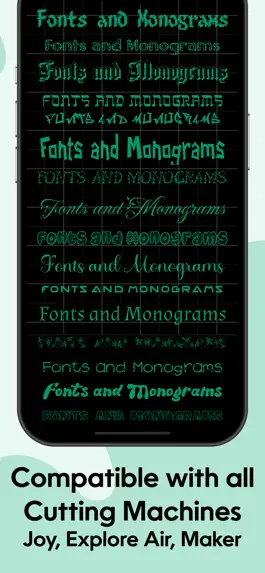 Game screenshot Cricut Fonts for Design Space apk