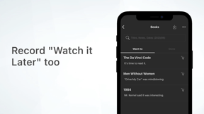 Record: Books and Movies screenshot