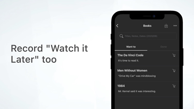 Record: Books and Movies