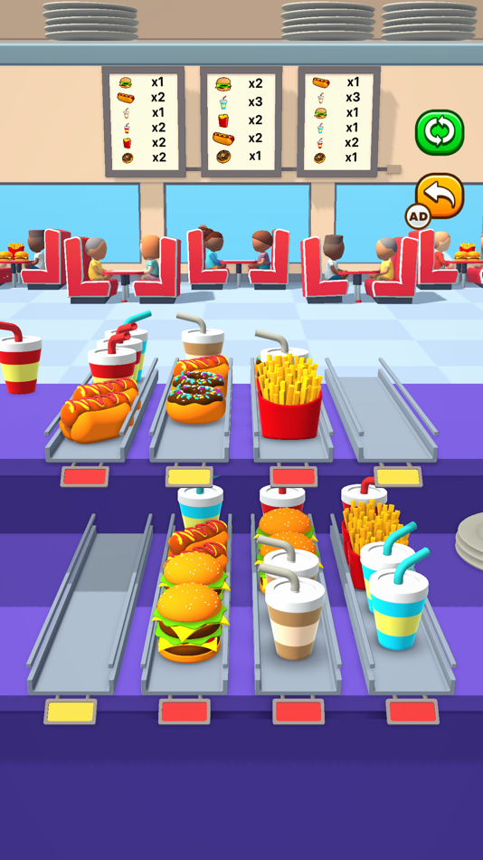 #5. Burger Sort! (iOS) 由: Full Fat Productions Ltd