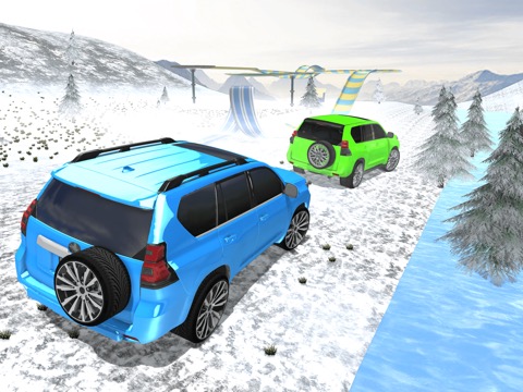雪の 3 D シミュレ4 x 4 プラド ドライバー ゲームのおすすめ画像3