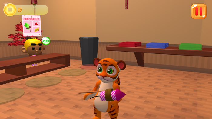 Feline Firework Fortune