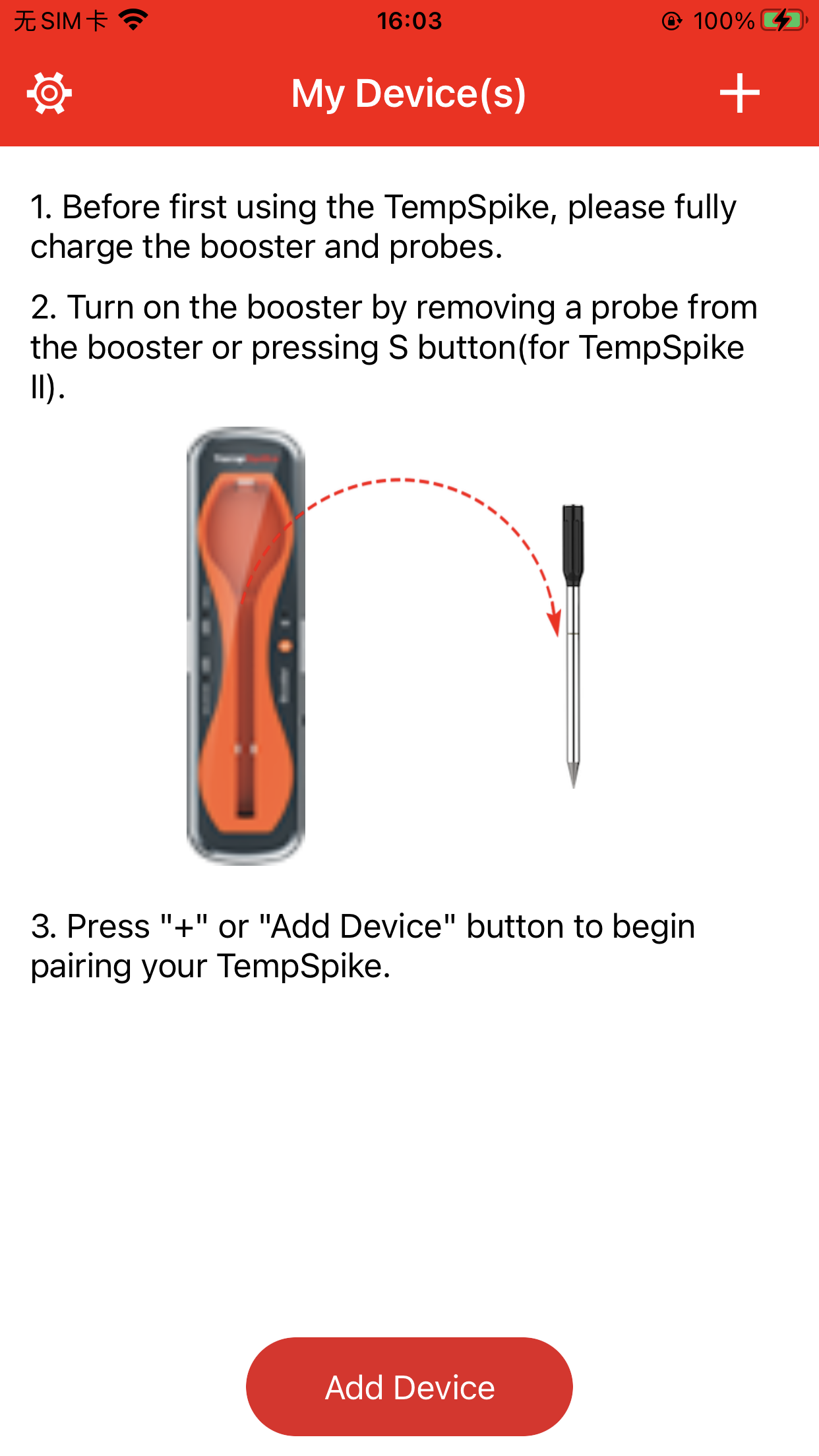 TempSpike screenshot 1