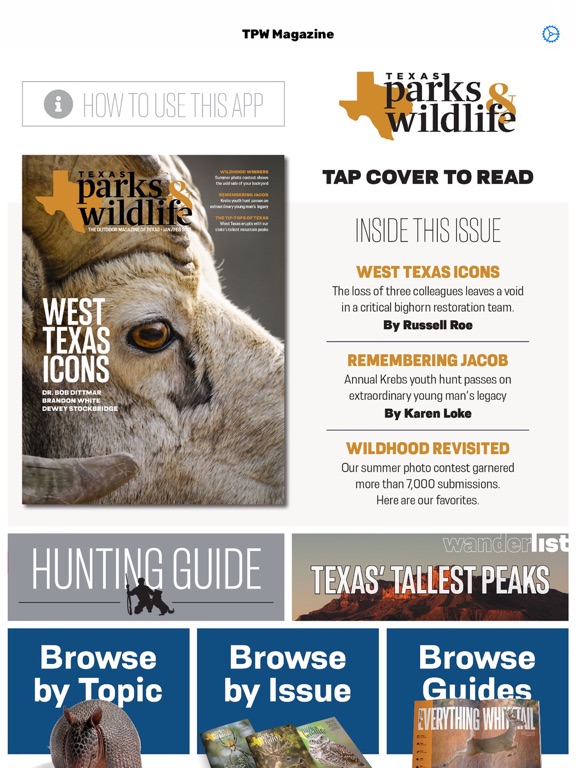 Screenshot #4 pour TX Parks & Wildlife magazine