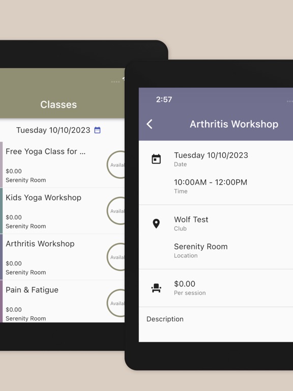 Screenshot #6 pour Serenity Bookings App