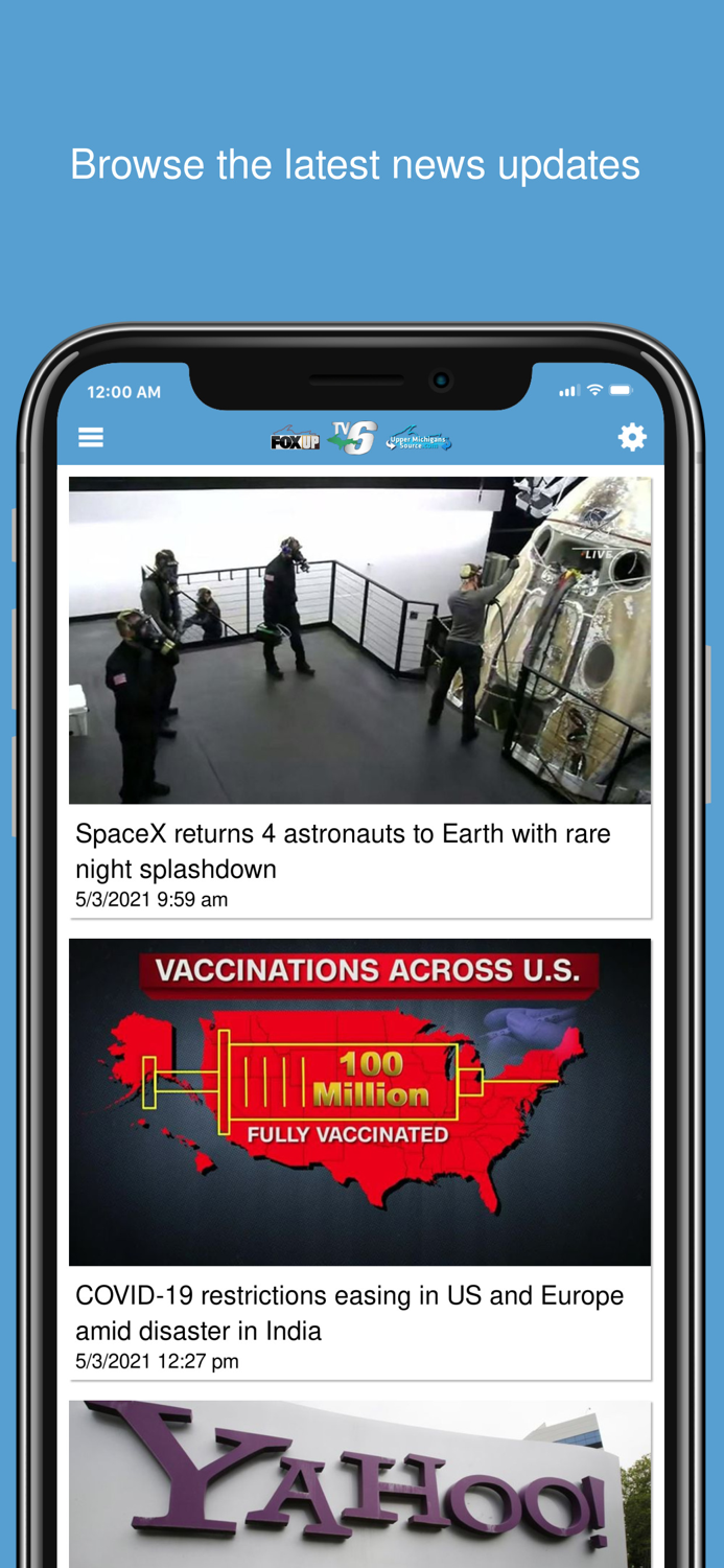 TV6 and FOX Up - WLUC News