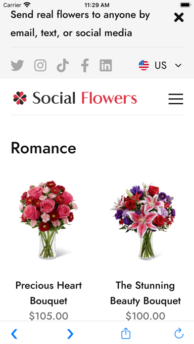 Social Flowers Screenshot