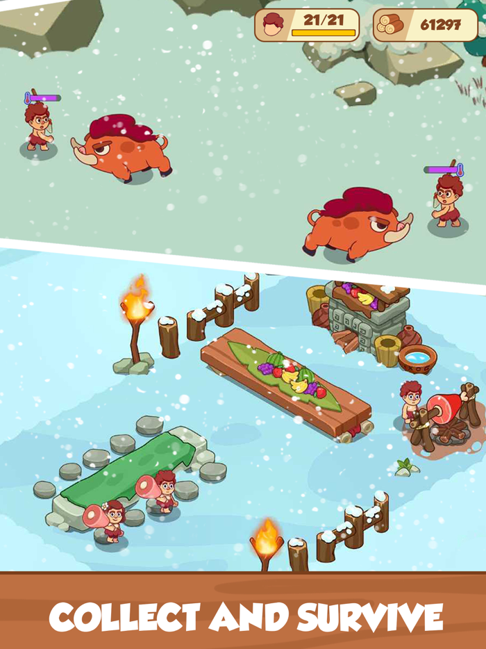 Icy Village Tycoon Survival