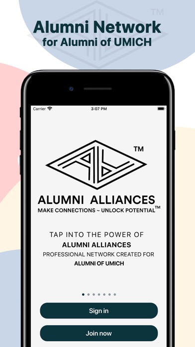 Created for alumni of UMich Screenshot
