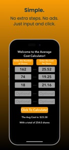 Average Cost Calculator screenshot #4 for iPhone