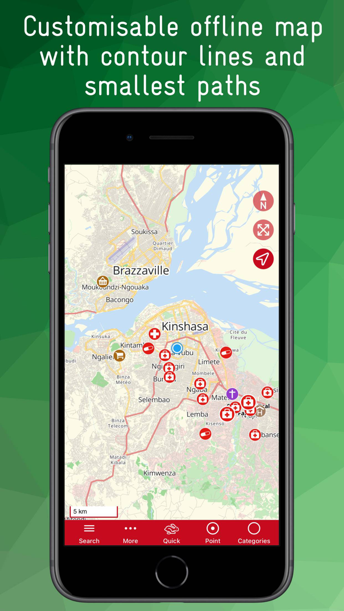 Kinshasa Offline Map