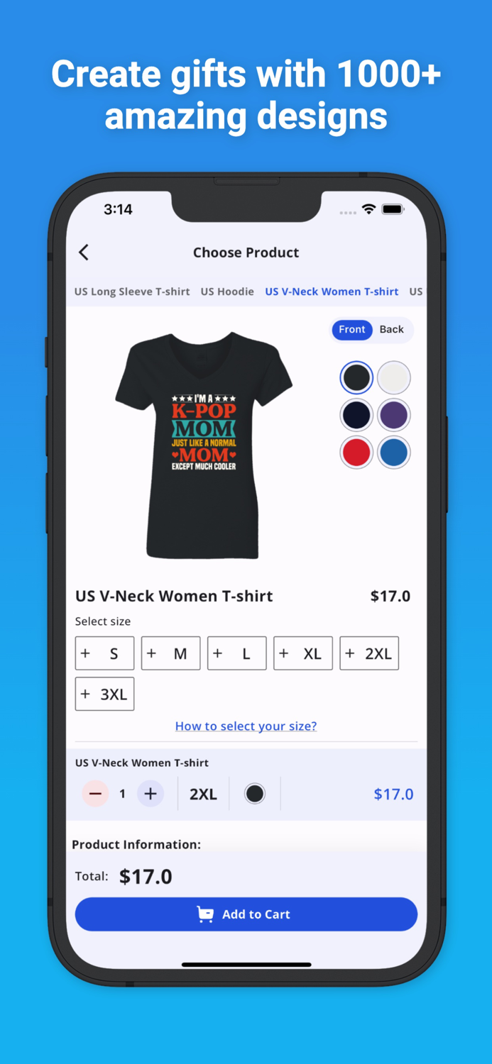 T-Shirt Up Designer and Order 