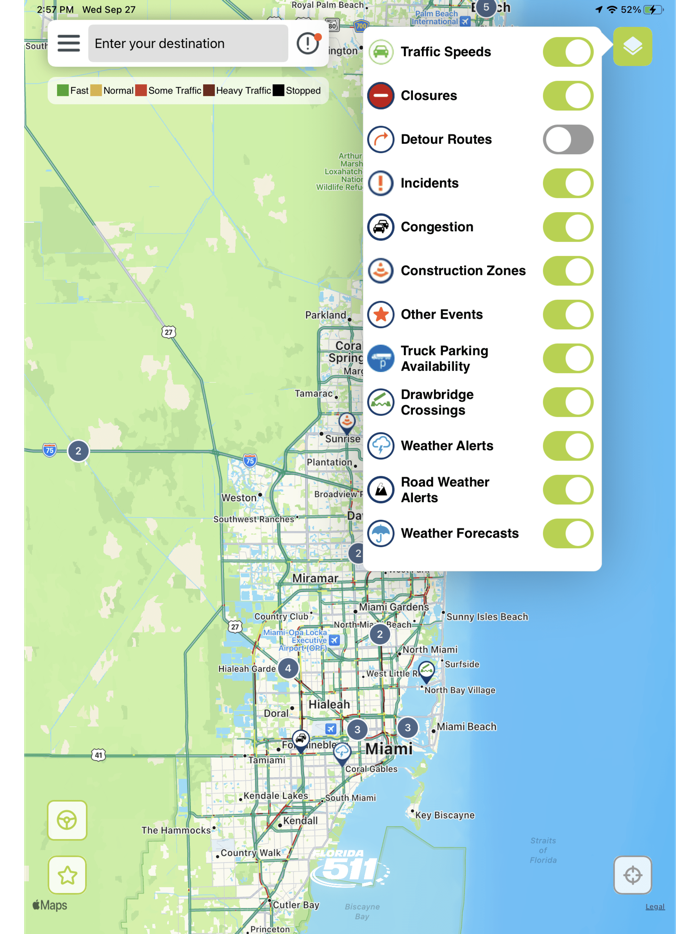 Florida 511 FDOT Traffic