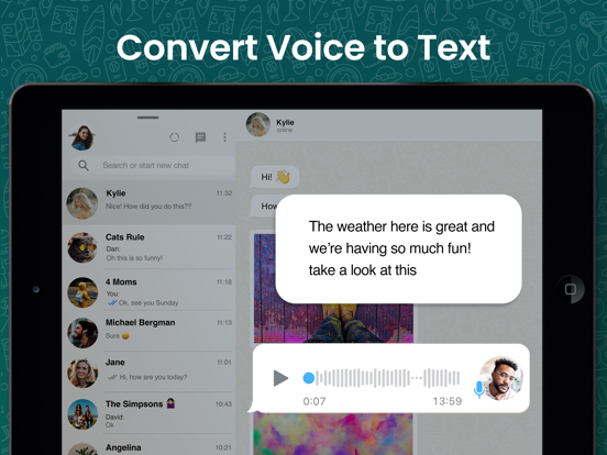 Duo for WhatsApp Messenger iPad app afbeelding 7