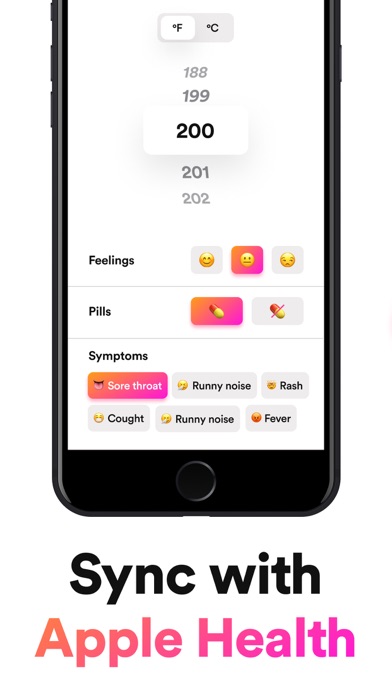 Body Temperature - HealthTrack Screenshot