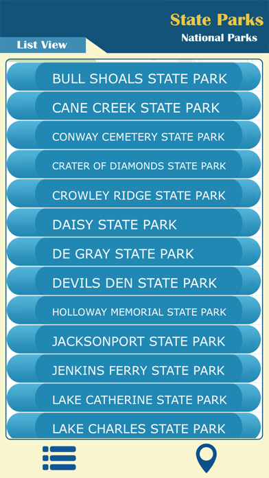 Arkansas State & National Park Screenshot