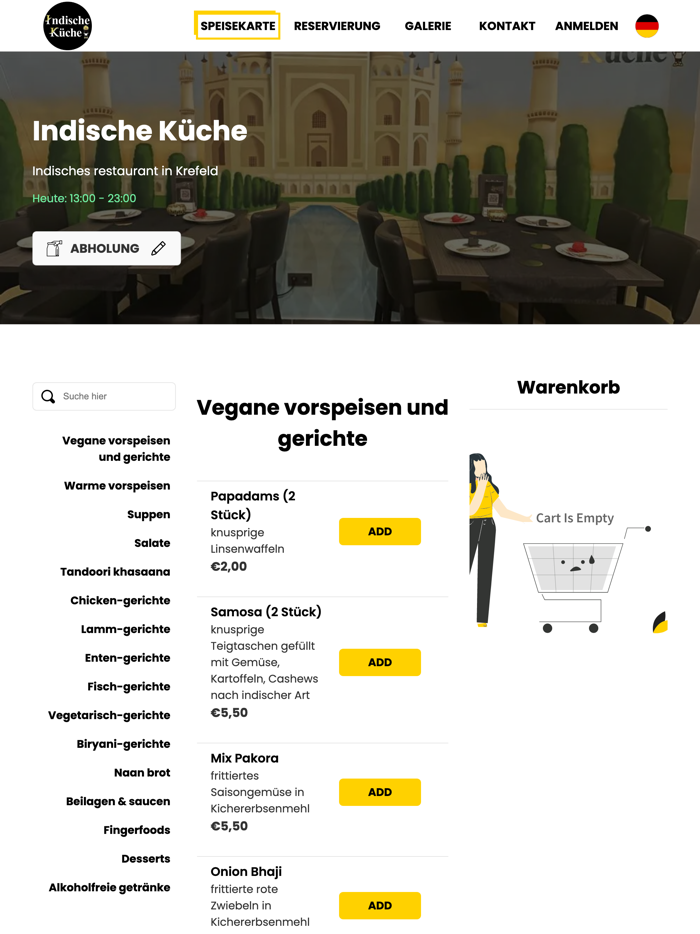 Indische Küche Krefeld