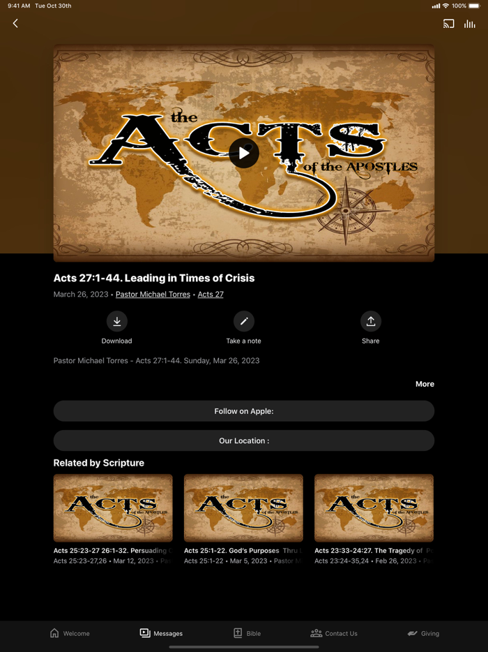 Calvary Chapel Into The Light