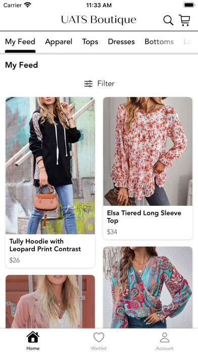 UATS Boutique Screenshot
