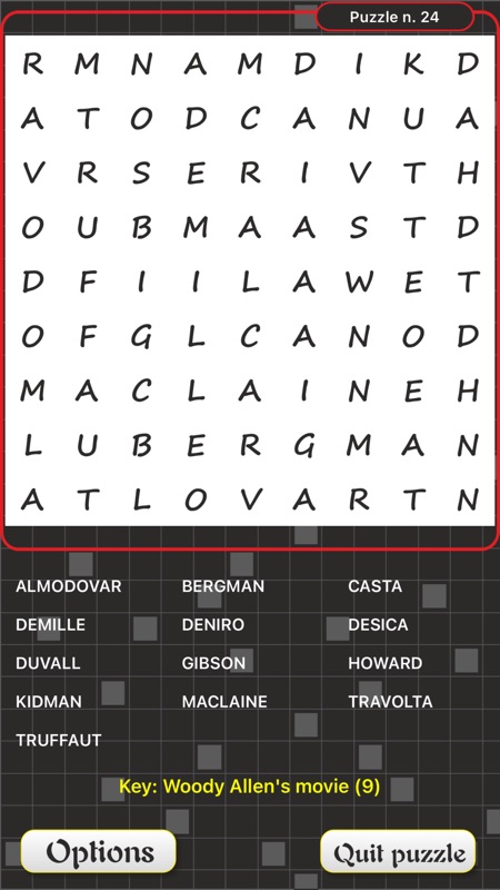 Movie Crosswords screenshot 2