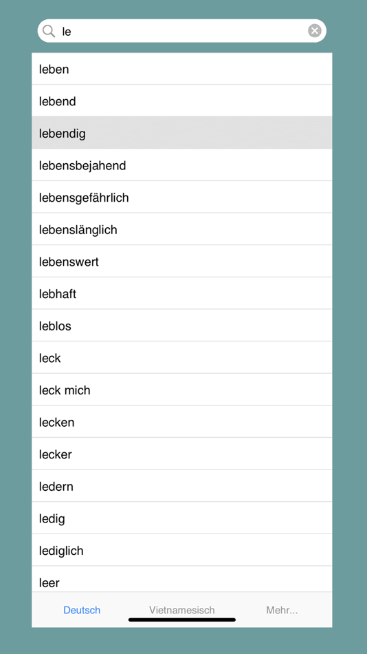 #2. Duc Viet Deutsch Vietnamesisch (iOS) 由: Mai The Hung