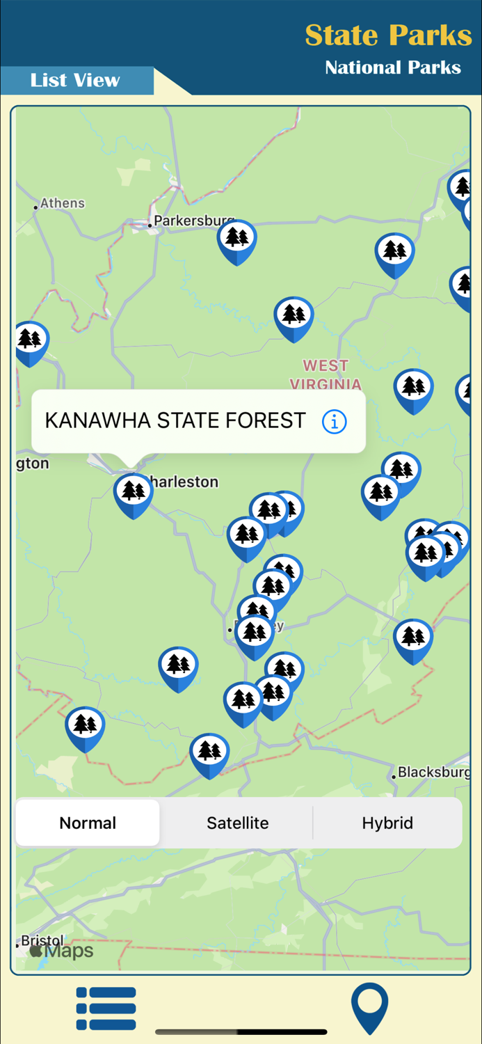 West Virginia In State Parks
