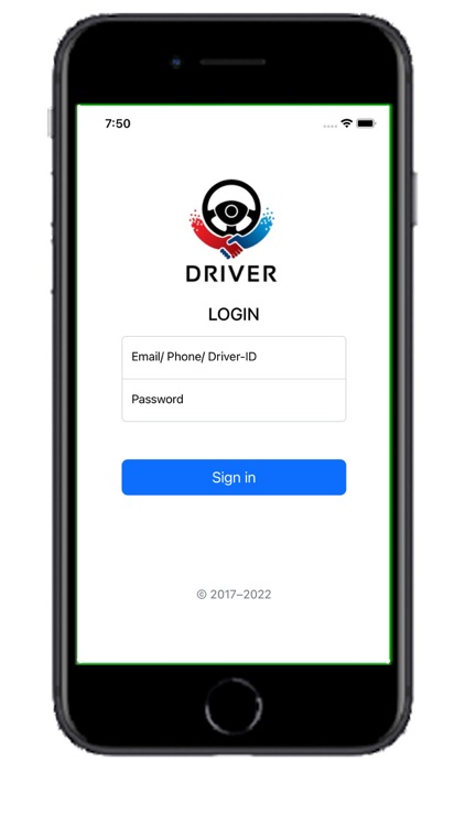 Driver App View