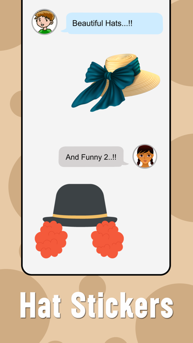 Screenshot #2 pour Hat Sticker Emojis