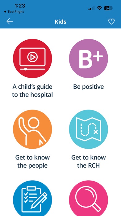 Kids Health Info Screenshot