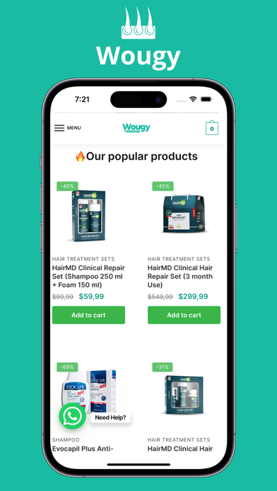 Screenshot 1 of Wougy App