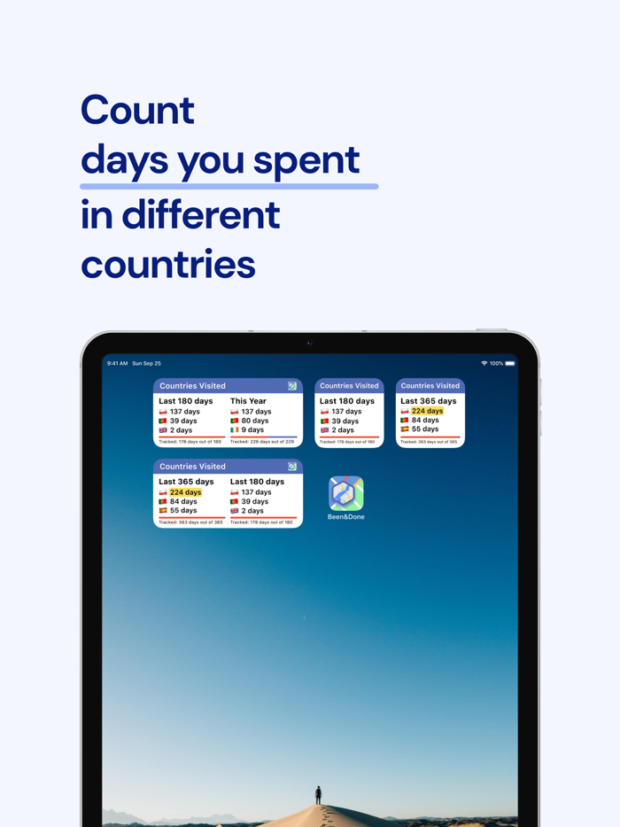 Been and Done Countries Log Map