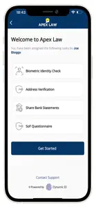 Apex Law Client Onboarding screenshot #4 for iPhone