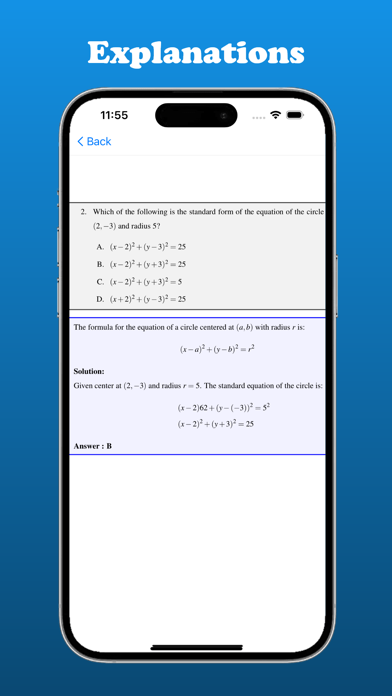 EUEE Math & SAT Solutions Screenshot