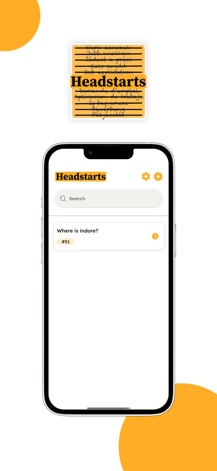 Headstarts App
