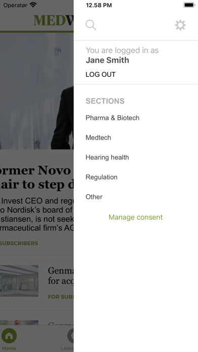 MedWatch News Screenshot
